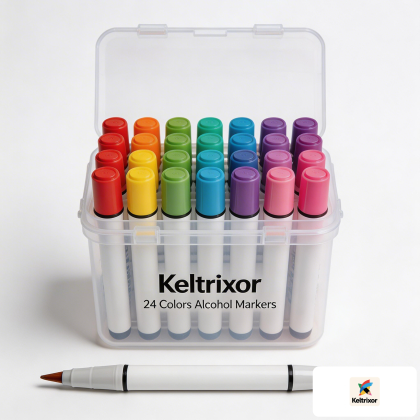 Keltrixor Essential Alcohol Markers 24 Colors